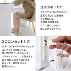 お譲り先確定【ネイルデスク】の画像