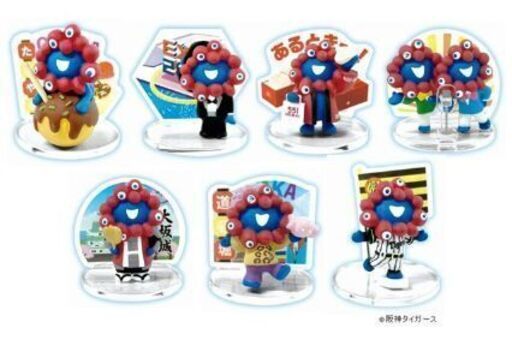 5個セットミャクミャクの背景付きコレクションフィギュア