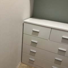 決まりました収納棚　洋服タンスの画像