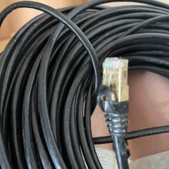 LANケーブル  黒 　約50mの画像