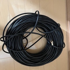 LANケーブル  黒 　約50mの画像