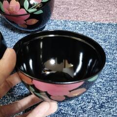 花柄　お椀　５個セットの画像