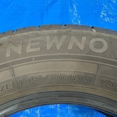 ⭐️在庫処分セール⭐️ 軽自動車　ノーマルタイヤ　145/80R13 75S BRIDGESTONE ECOPIA NEWNO 2023年製の画像