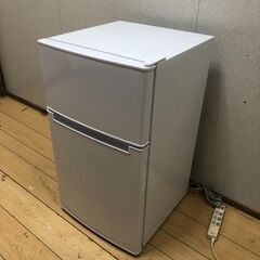 2023年製 極上超美品 中古 Haier ハイアール 2ドア冷蔵庫 2023年製 BR-85A 85L 動作確認済 ORIGINALBASIC お手入れしやすいガラストレイ  耐熱性能天板 2ドア冷蔵庫 【糸島市内 送料無料】250719-1の画像