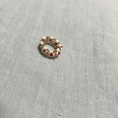 ビーズ　指輪 の画像