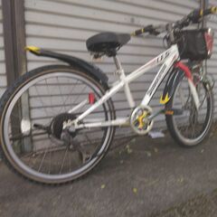 ブリジストン　２２インチの子供自転車です。外装７段ギア付です。の画像