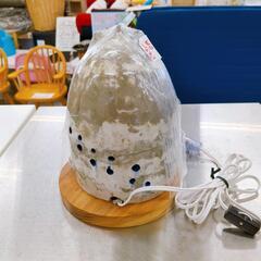 【無料商品】陶器ランプ 照明 趣のある光を演出 動作確認済【こちらは店舗です。浜村鹿野温泉ICから3分 買取本舗 宮本リサイクル 営業時間9～19時 定休日水曜のみ←連絡できませんm(_ _)m】の画像