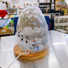 【無料商品】陶器ランプ 照明 趣のある光を演出 動作確認済【こちらは店舗です。浜村鹿野温泉ICから3分 買取本舗 宮本リサイクル 営業時間9～19時 定休日水曜のみ←連絡できませんm(_ _)m】の画像