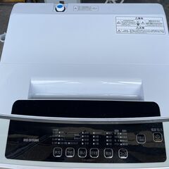 ★動作〇★ 洗濯機 アイリスオーヤマ IAW-T602E 6kg 2022年製 W555xD525xH920mm 全自動洗濯機 清掃済 保証有の画像