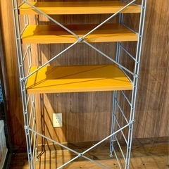 ウッドシェルフ 4段 美品 の画像