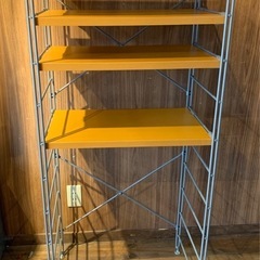 ウッドシェルフ 4段 美品 の画像