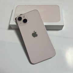 iPhone13 ピンク 128G 【美品電池100%】 iPhone13 128GB 本体バッテリー91% 付属品あり お値下げ不可白