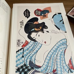 浮世絵名作選集　6巻国貞一部切取りあり　7巻英泉  8巻国芳　9巻歌暦1 の画像