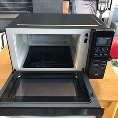 【クリーニング済】2020年製 ハイアール 電子レンジ「JM-FH18G」50/60Hz共用の画像