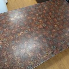  ♪津軽塗 座卓テーブル 和室 152cm 唐塗 馬鹿塗♪の画像