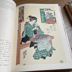 浮世絵名作選集　6巻国貞一部切取りあり　7巻英泉  8巻国芳　9巻歌暦1 の画像