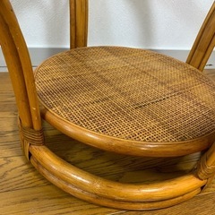 ラタン　ガラス　テーブル　の画像