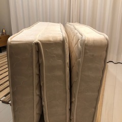 ダブル　マットレス　三折　タンスのゲンの画像