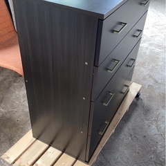 木製4段チェスト 高90横79.5 奥40cm 家具 タンスの画像