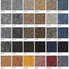 67枚　ほぼ新品　サンゲツ タイルカーペット NT350 カタログ 2023-2026 ベーシック ライン バリューライン 50×50 cm 国産 NT-350の画像