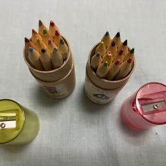 JA共済 色鉛筆 2セット 削り器付きの画像