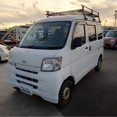 総額24.8万円 ダイハツ ハイゼットカーゴ DX 車検2年 キーレス PW ハイルーフ オーバーヘッドシェルフ ナビ ETC キャリアの画像