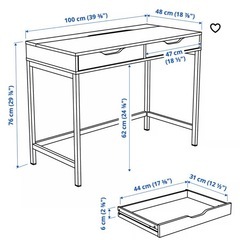 IKEA デスク、チェアの画像