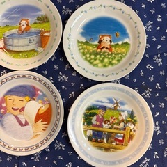 世界名作劇場ラスカルお皿6枚セット（非売品）の画像