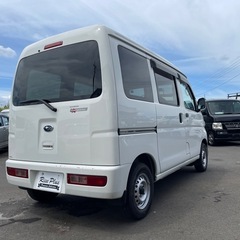 総額39.8万円 スバル サンバーバン トランスポーター 車検2年 5MT 2万キロ台 オーバーヘッドシェルフ ハイルーフ カーラジオ ETCの画像