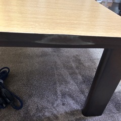 こたつテーブルの画像