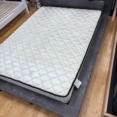 N1052★大理石風ダブルベッド★ベッド★幅1670mmの画像
