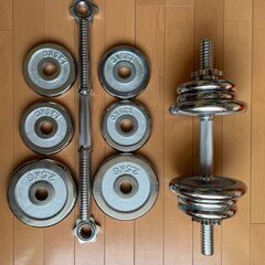 可変式ダンベル　１０Kg　2セットの画像