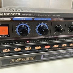 Pioneer SA-V21 Ⅱ カラオケ ミキシングアンプ STEREO MIXING AMPLIFIER 音出し 映像出力 動作確認済 中古品 ③の画像