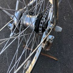 リサイクルショップどりーむ鹿大前店　No.306 自転車　シティサイクル　27インチ　ギア切替内装5段切替　ライト無し(´;ω;｀)の画像
