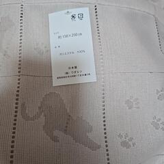 新品ネコ柄カーテンの画像