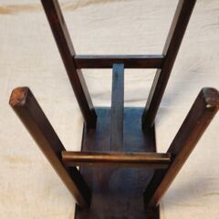 木製スツール　W33cm H39cmの画像