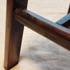 木製スツール　W33cm H39cmの画像
