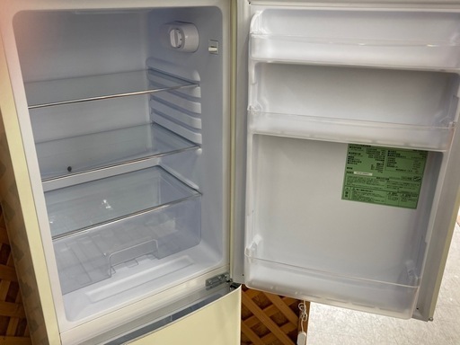 【愛品館江戸川店】保証充実 オーヤマ 2023年製 130L 2ドア冷凍冷蔵庫 PRR-142D-W