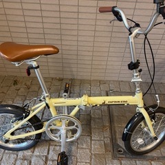 CAPTAIN STAG 折りたたみ自転車16インチ の画像