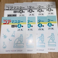 サピックスメソッド　コアマスター4年の画像