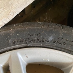 165/55R15軽自動車タイヤホイール4本どうぞの画像