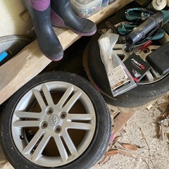 165/55R15軽自動車タイヤホイール4本どうぞの画像