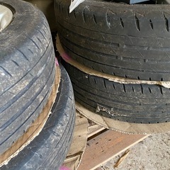 165/55R15軽自動車タイヤホイール4本どうぞの画像