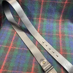 DOLCE & GABBANA ドルチェ&ガッバーナ ベルト ロゴプレート ゴールド　 レザー ベルト ブラック　黒　の画像