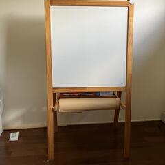 IKEA　木製両面イーゼル 黒板/ホワイトボードの画像