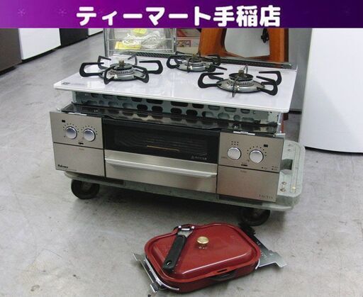 パロマ ビルトインコンロ フェイシス LP/プロパン PD-821WS-60GJ ノーブルグレー 2019年製 動作未確認 現状品 札幌 手稲