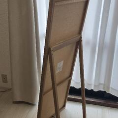 【美品】【廃盤品】無印良品 スタンドミラー 大 オーク材の画像