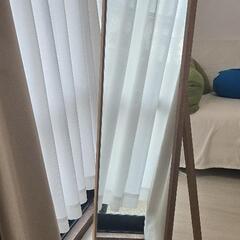 【美品】【廃盤品】無印良品 スタンドミラー 大 オーク材の画像