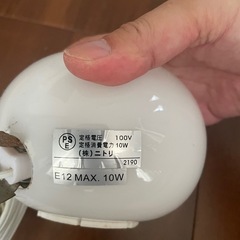 卓上　豆電球 
の画像