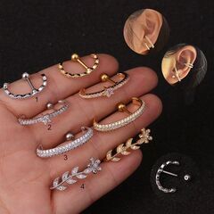 ゴールド フープピアス 両耳用の画像
